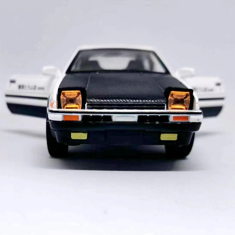 1/36 Initial D AE86 Alloy Car Models Toys Metal Diecast Initial D Exquisite Workmanship Car with Pull Back Toys for Kids Gifts