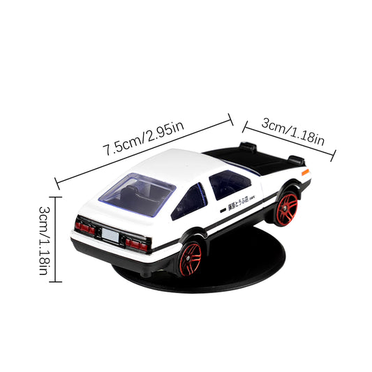 Initial D AE86 Alloy Car Models Toys Metal Diecast Initial D Exquisite Workmanship Car Toys for Kids Gifts Fujiwara Tofu