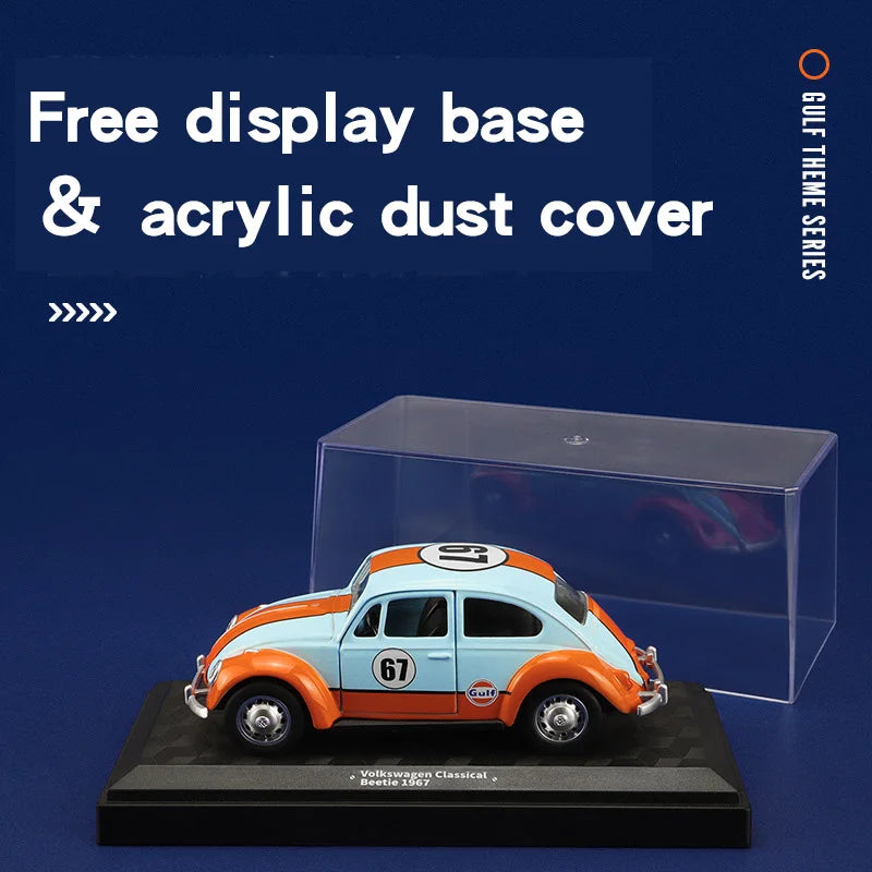 Premium 1:43 Gulf Alloy Car Model - Authentic Replica of Racing Glory, Detailed Craftsmanship, Collectible for Car Enthusiasts &