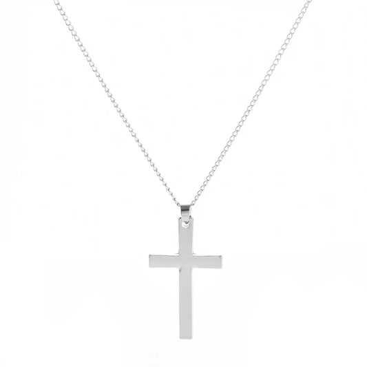 Fast and Furious Movies Actor Dominic Toretto Rhinestone Cross Crystal Pendant Chain Necklace Men Jewelry