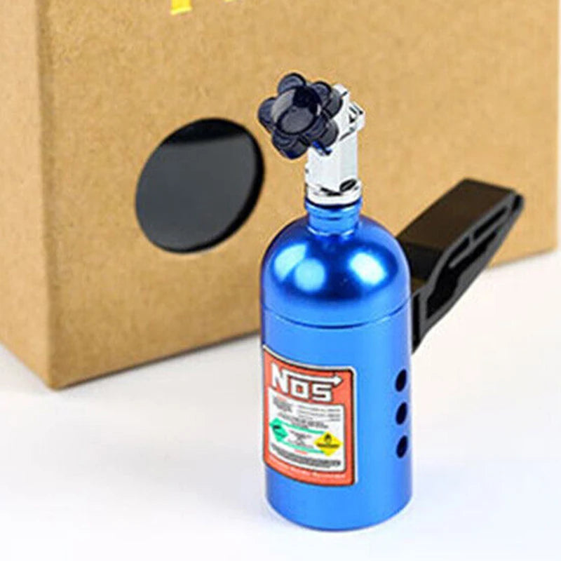 NOS Car Air Freshener Aluminium Scent Boxed Car Air Vent Perfume Refill Fresh