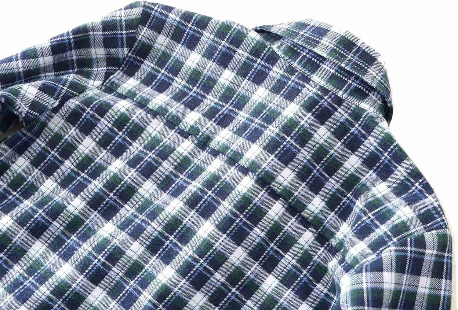 Boys Flannel Shirt for Son: Button down Long Sleeve Casual Plaid Shirts