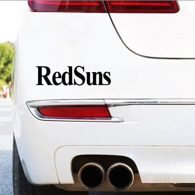 20X5Cm Redsuns INITIAL D JDM Car Sticker Auto Body Bumper Window Motorcycle Laptop Walls Vinyl Film Decal Car Tuning Accessories