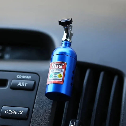 NOS Car Air Freshener Aluminium Scent Boxed Car Air Vent Perfume Refill Fresh
