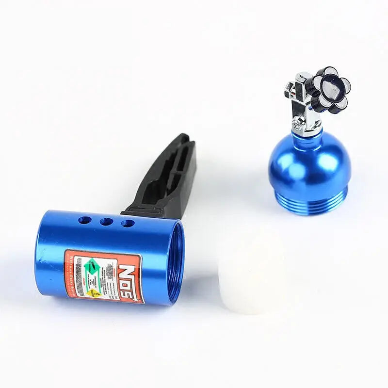 NOS Car Air Freshener Aluminium Scent Boxed Car Air Vent Perfume Refill Fresh