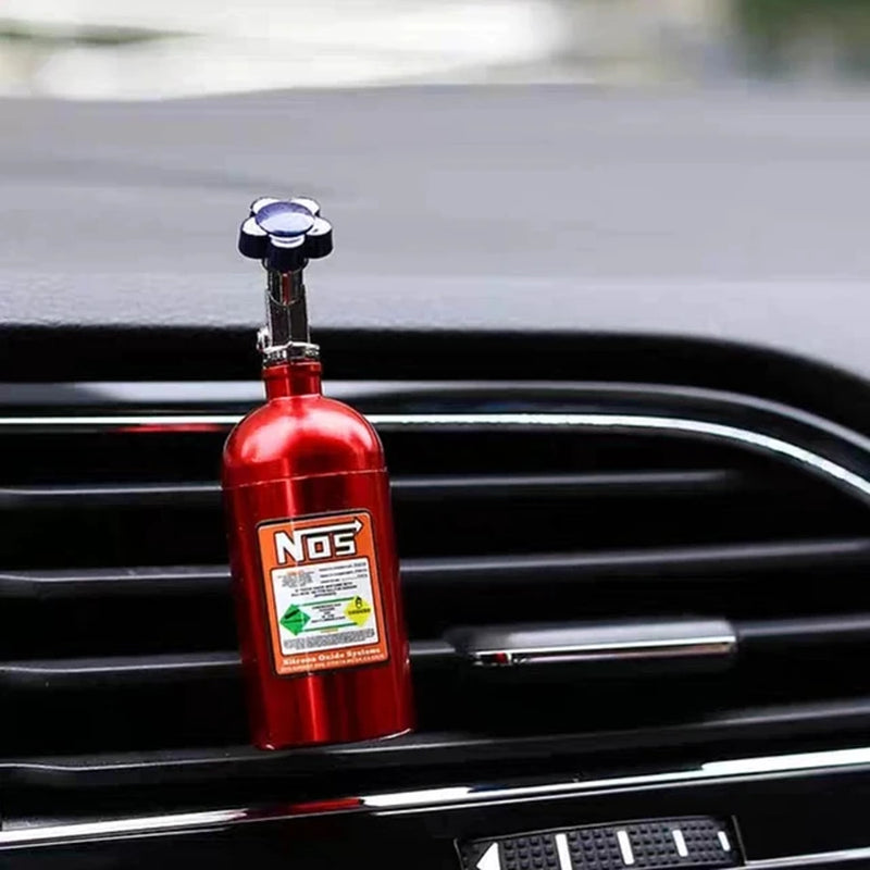 NOS Car Air Freshener Aluminium Scent Boxed Car Air Vent Perfume Refill Fresh