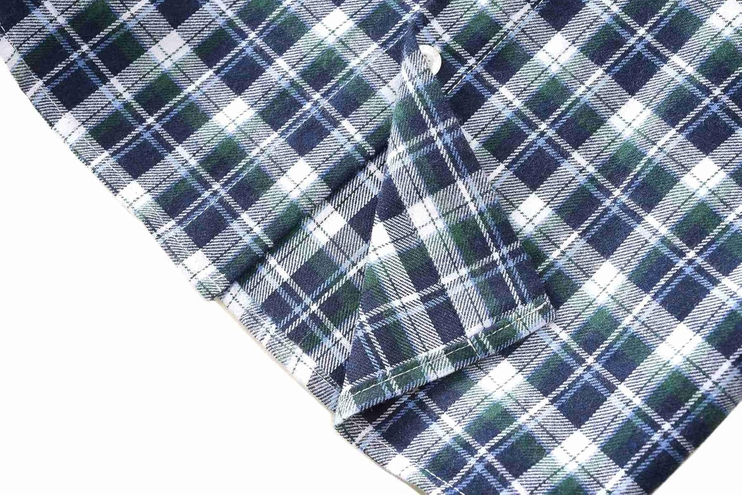 Boys Flannel Shirt for Son: Button down Long Sleeve Casual Plaid Shirts