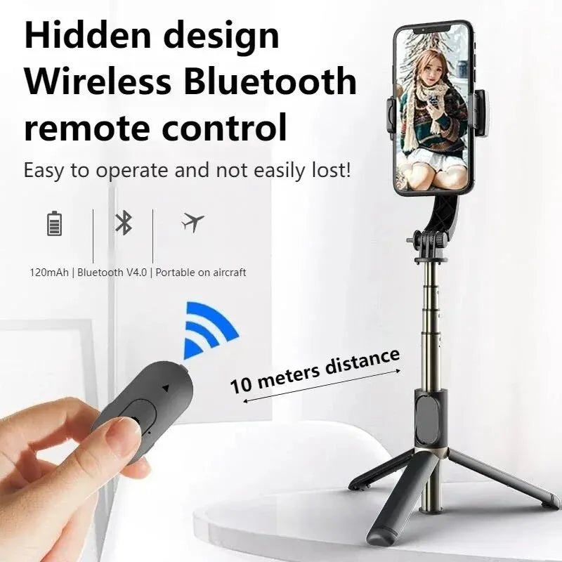 Handheld Gimbal Stabilisateur Estabilizador Selfie Stick Smartphone Action Kameralar Bluetooth Tripod for Live Broadcast Tiktok
