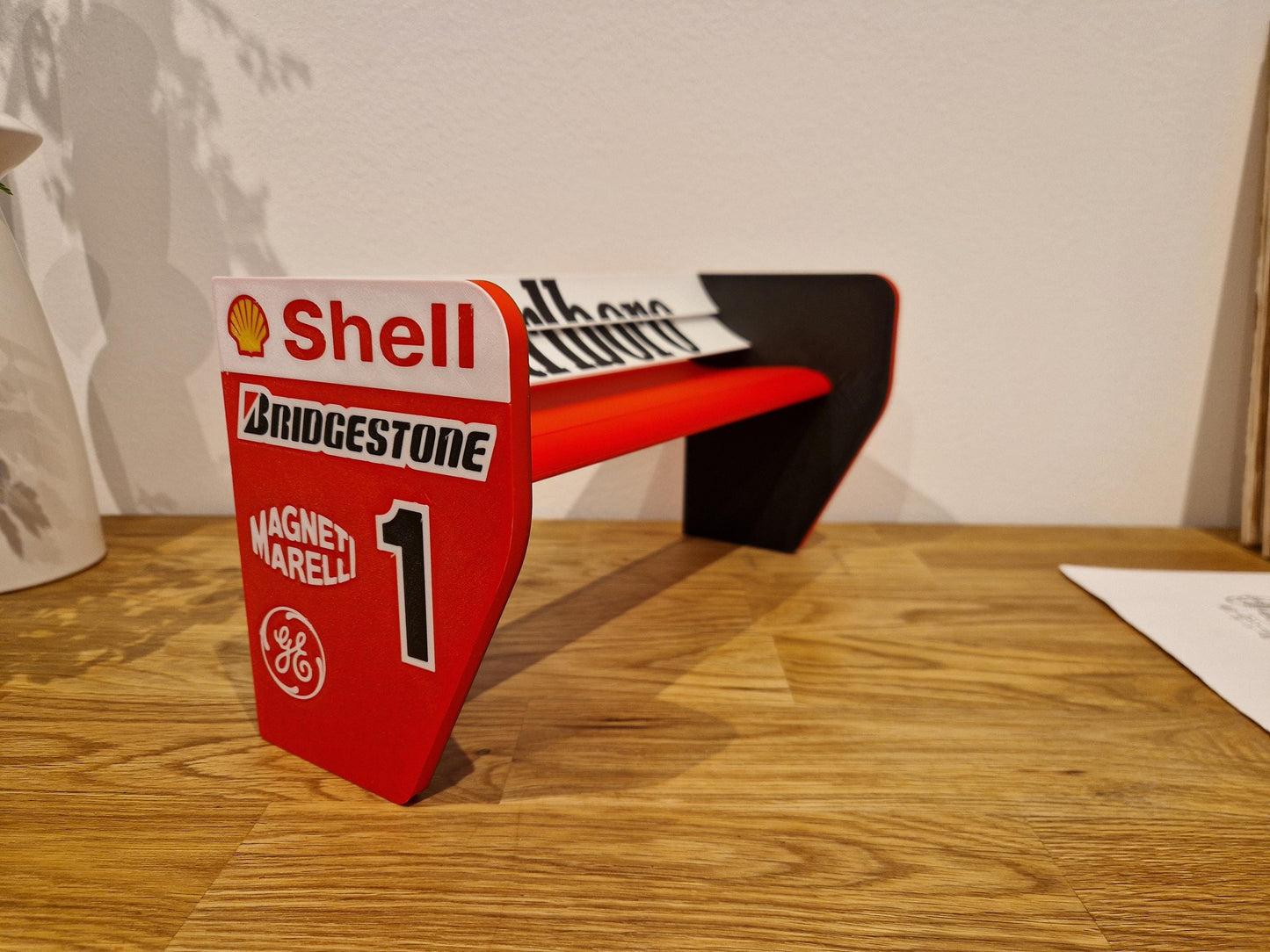 Michael Schumacher'S Ferrari F1 Spoiler Key Holder | Home Entryway Decor | 3D Printing for Formula 1 Fans