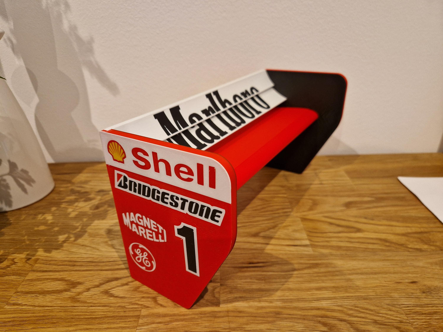 Michael Schumacher'S Ferrari F1 Spoiler Key Holder | Home Entryway Decor | 3D Printing for Formula 1 Fans
