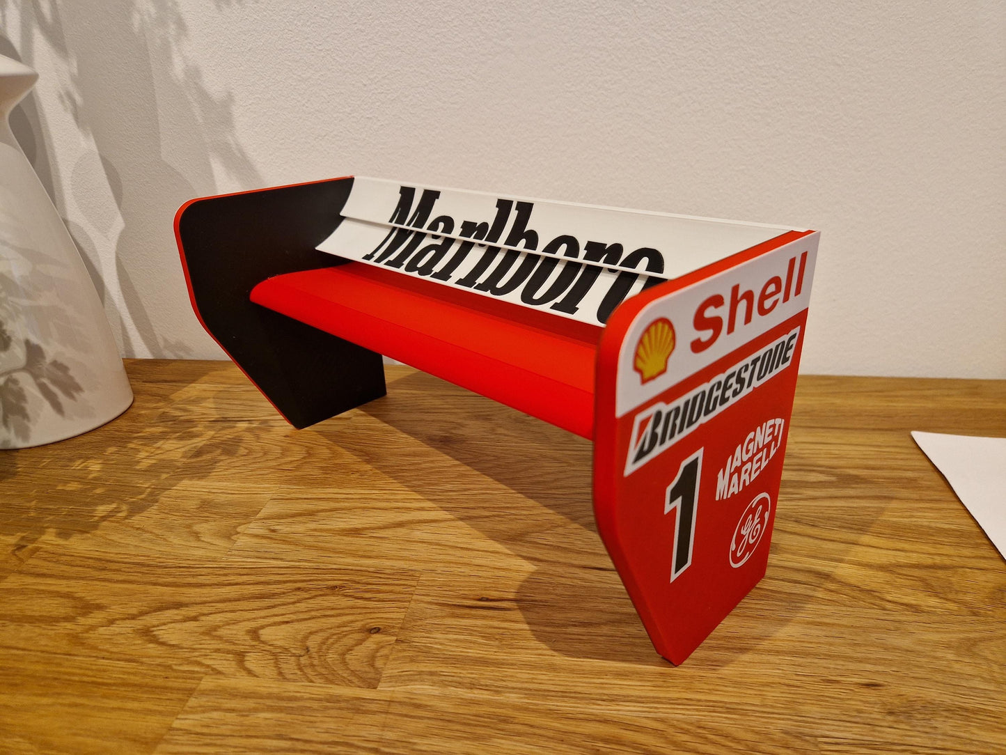 Michael Schumacher'S Ferrari F1 Spoiler Key Holder | Home Entryway Decor | 3D Printing for Formula 1 Fans