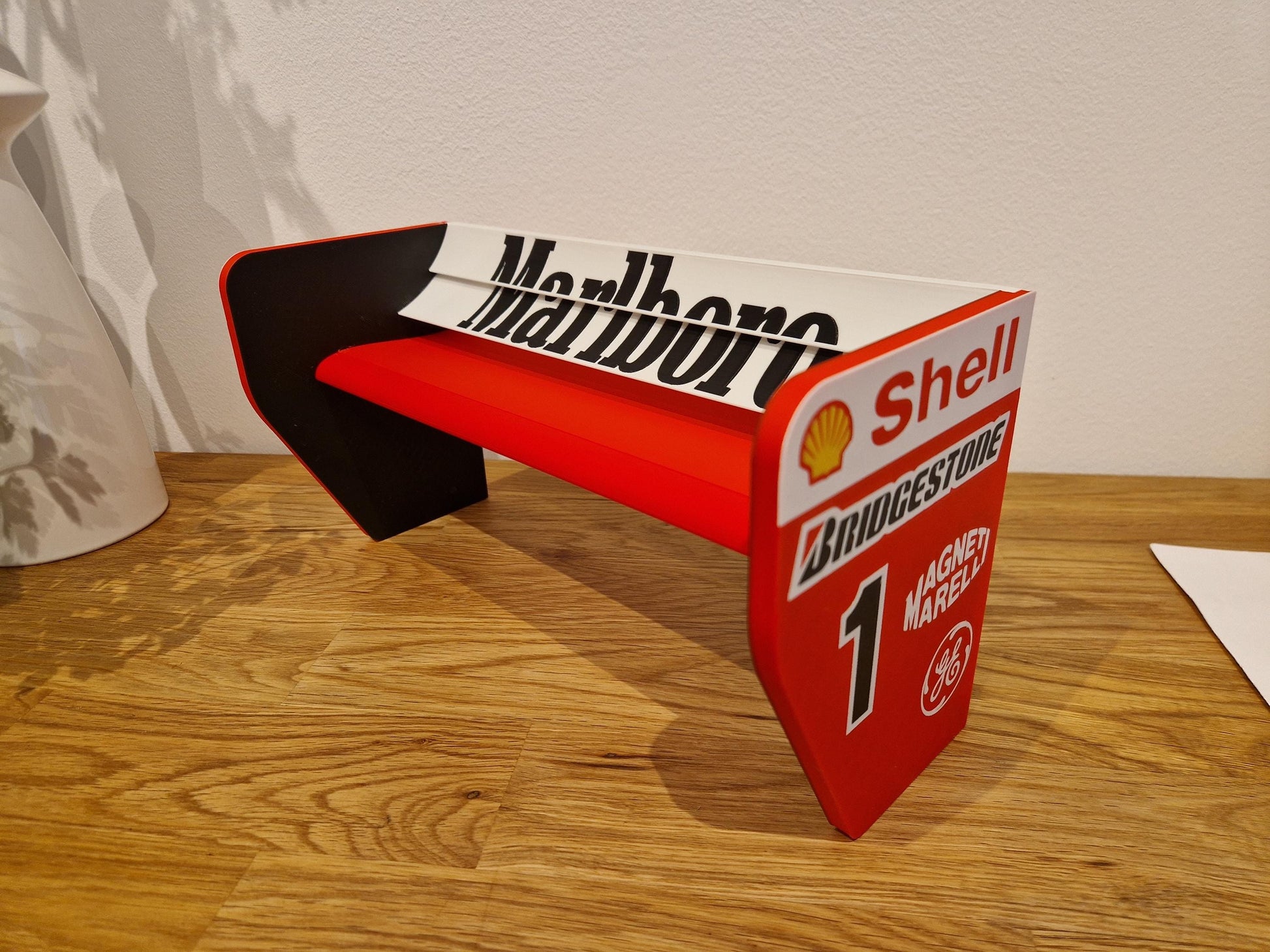 Michael Schumacher'S Ferrari F1 Spoiler Key Holder | Home Entryway Decor | 3D Printing for Formula 1 Fans